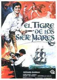 Sea Pirate Movie Poster Print showcasing adventure and nautical themes.