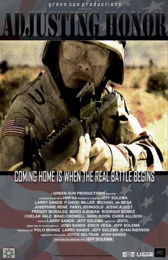 Adjusting Honor Movie Poster Print showcasing cinematic art.