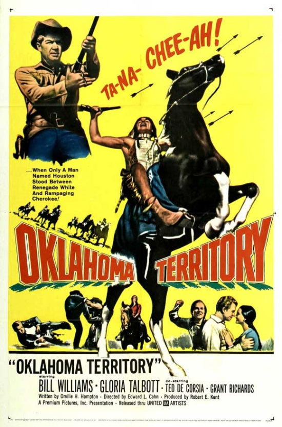 Oklahoma Territory Movie Poster Print showcasing classic film art.