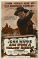 She Wore a Yellow Ribbon Movie Poster Print featuring classic film art.