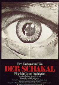 The Day of the Jackal Movie Poster Print showcasing suspenseful film art.