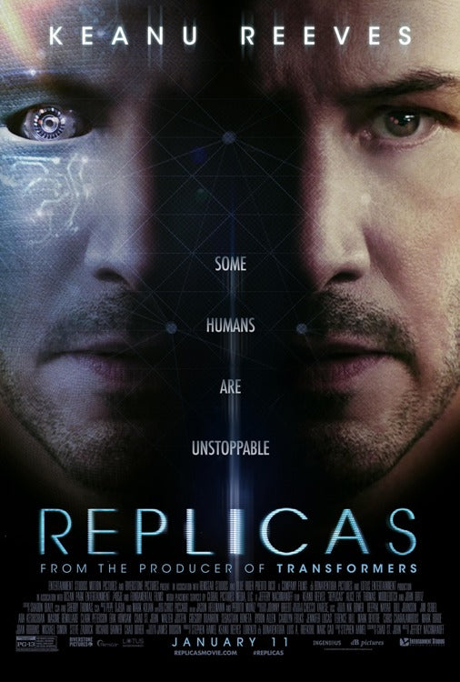 Replicas Movie Poster Print - Perfect wall art for movie fans
