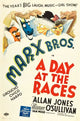 A Day at the Races Movie Poster Print showcasing classic cinematic art.