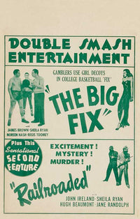 Big Combo Movie Poster Print showcasing vibrant cinema art.