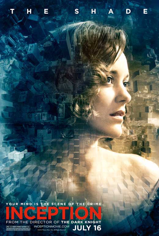 Inception Movie Poster Print featuring a captivating visual design.