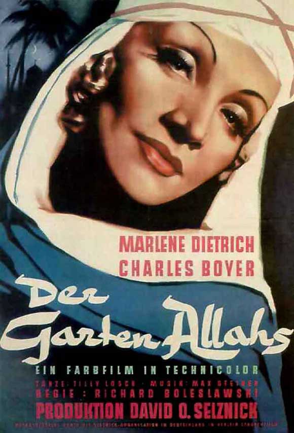 The Garden of Allah Movie Poster Print showcasing classic cinematic art.
