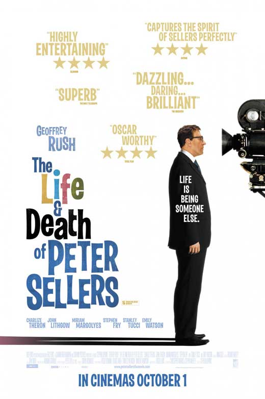 The Life and Death of Peter Sellers Movie Poster Print, vibrant artwork.