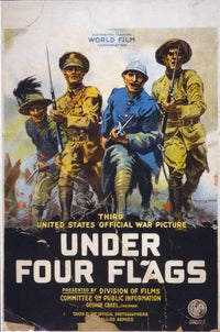 Under Four Flags Movie Poster Print featuring vibrant imagery.