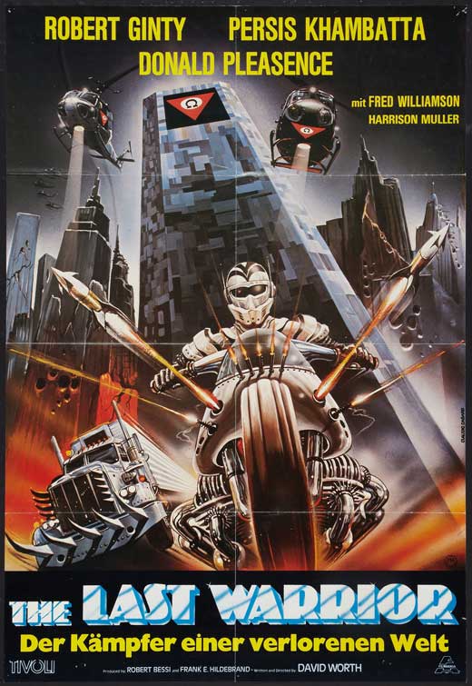 Warrior of the Lost World Movie Poster Print showcasing action and adventure.