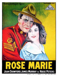 Rose-Marie Movie Poster Print featuring classic cinematic imagery.
