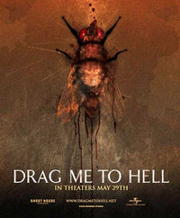 Drag Me to Hell Movie Poster Print showcasing horror film imagery.