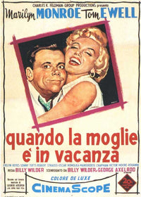 The Seven Year Itch Movie Poster Print showcasing classic cinema art.