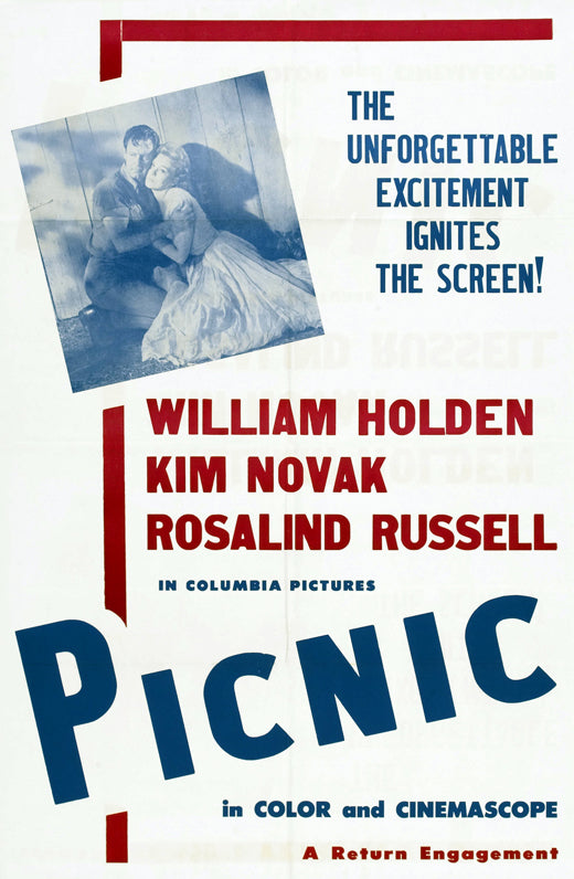 Picnic Movie Poster Print showcasing classic film art.