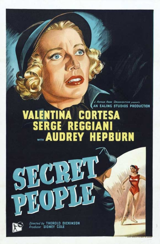 The Secret People movie poster print showcasing intriguing film design.