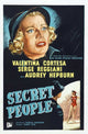 The Secret People movie poster print showcasing intriguing film design.