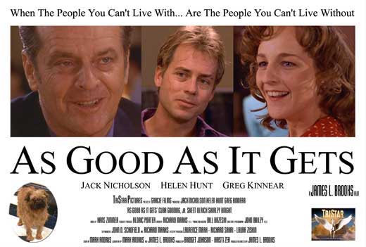 As Good As It Gets Movie Poster Print featuring classic film artwork.