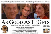 As Good As It Gets Movie Poster Print featuring classic film artwork.