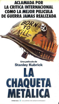 Full Metal Jacket Movie Poster Print featuring iconic film imagery.