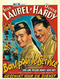 Bonnie Scotland Movie Poster Print showcasing classic cinema art.
