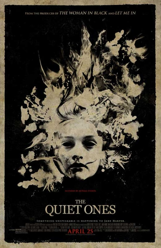 The Quiet Ones Movie Poster Print showcasing haunting film themes.