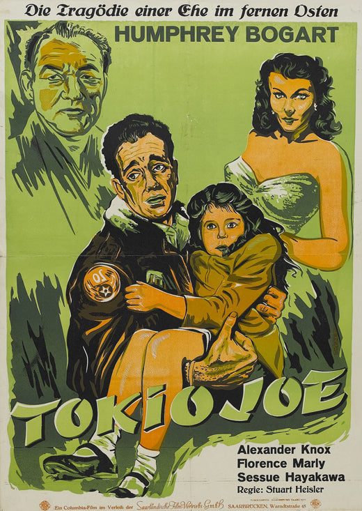 Tokyo Joe Movie Poster Print showcasing vibrant cinema artwork.