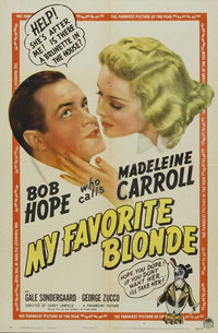 My Favorite Blonde Movie Poster Print (11x17) - Pop Culture Graphics