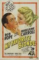 My Favorite Blonde Movie Poster Print (11x17) - Pop Culture Graphics