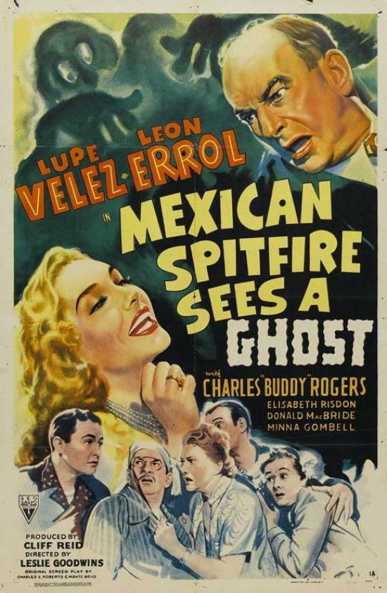 Mexican Spitfire Sees a Ghost movie poster print showcasing classic cinema.