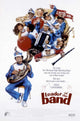 Leader of the Band Movie Poster Print showcasing vibrant colors and classic film imagery.