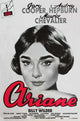 Love in the Afternoon Movie Poster Print showcasing classic cinema.