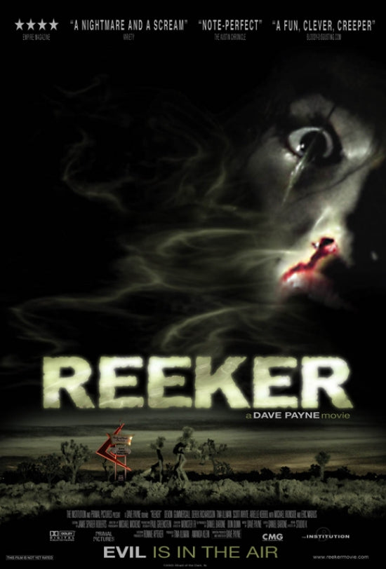 Reeker Movie Poster Print showcasing thrilling horror film art.