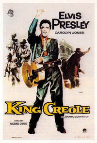 King Creole Movie Poster Print featuring Elvis Presley