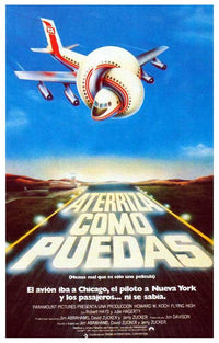 Airplane! Movie Poster Print showcasing classic comedic artwork.