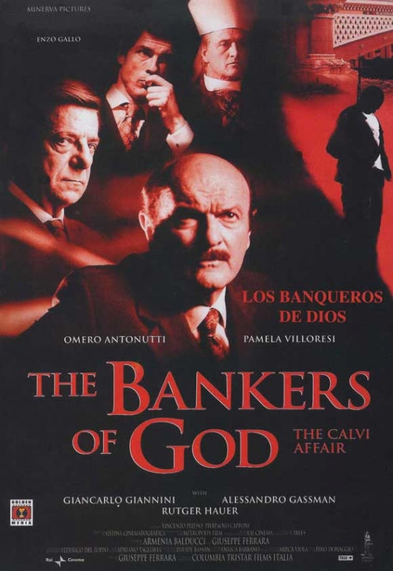 The Bankers of God: The Calvi Affair Movie Poster featuring cinematic intrigue.
