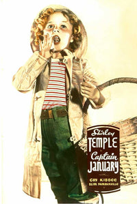 Captain January Movie Poster Print featuring classic film imagery.