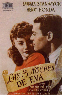 The Lady Eve Movie Poster Print showcasing a classic comedy art style.