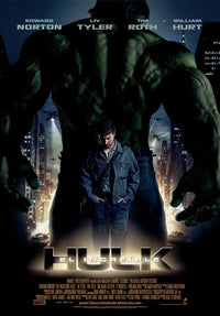The Incredible Hulk Movie Poster Print showcasing the iconic superhero.