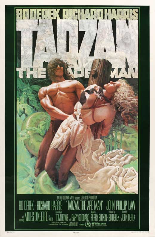 Tarzan the Ape Man Movie Poster Print showcasing adventure and nostalgia.
