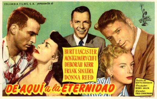 From Here to Eternity Movie Poster Print showcasing classic film art.