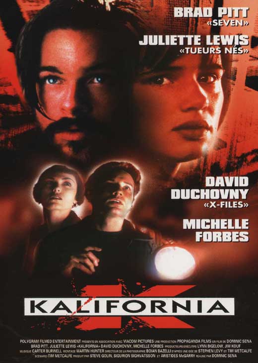 Kalifornia Movie Poster Print featuring iconic design and vibrant colors.