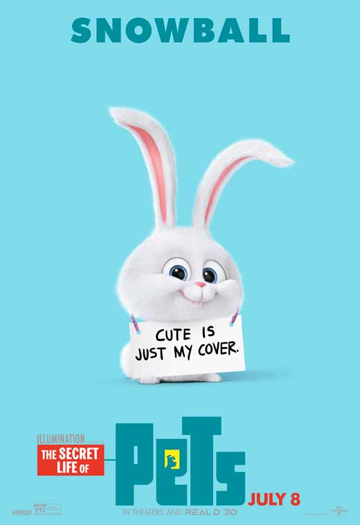 The Secret Life of Pets Movie Poster Print featuring animated characters.