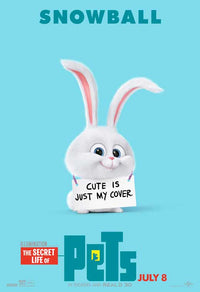 The Secret Life of Pets Movie Poster Print featuring animated characters.
