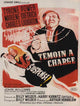 Witness for the Prosecution Movie Poster Print featuring classic courtroom drama.