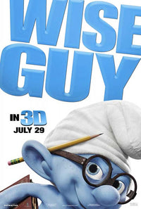 The Smurfs Movie Poster Print featuring colorful characters from the animated series.