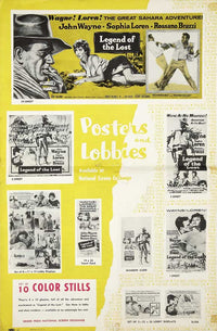 Legend of the Lost movie poster print featuring vibrant colors and cinematic imagery.
