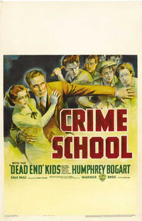 Crime School Movie Poster Print showcasing classic film art.