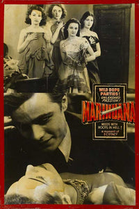 Marihuana Movie Poster Print, vintage cinema artwork