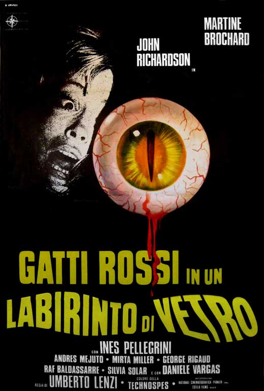 Eyeball Movie Poster Print showcasing a unique graphic design.