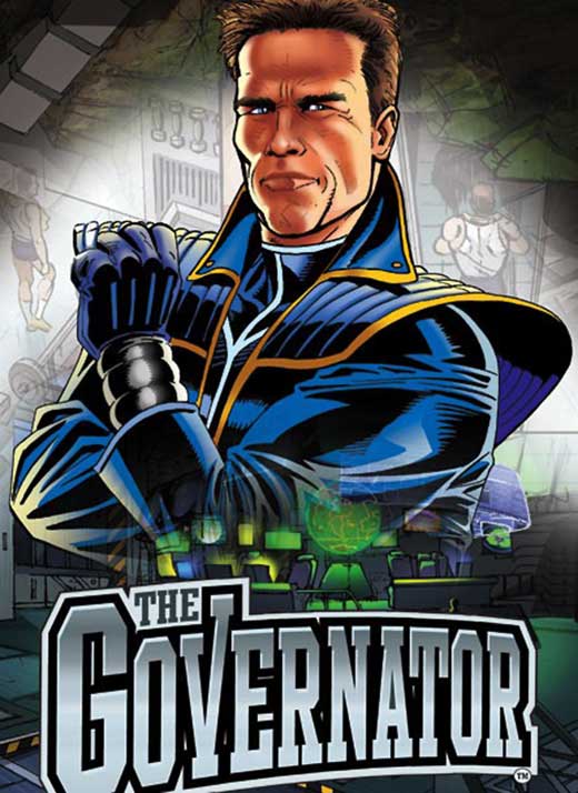 The Governator Movie Poster Print showcasing classic film art.