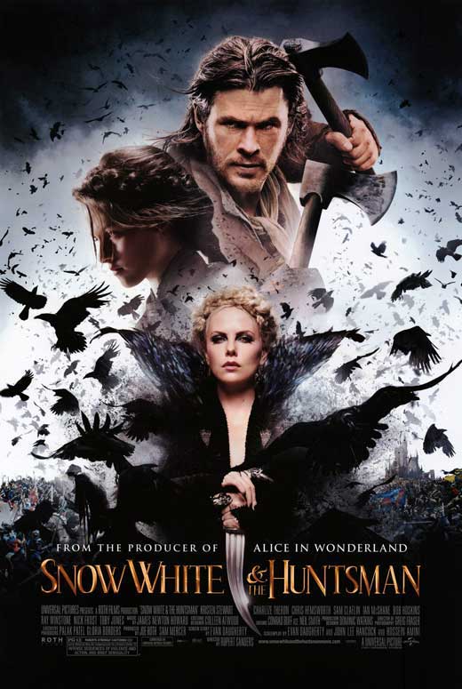 Snow White and the Huntsman Movie Poster Print showcasing fantasy artwork.